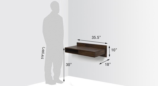 ELBERT STUDY TABLE (Finish-Walnut)